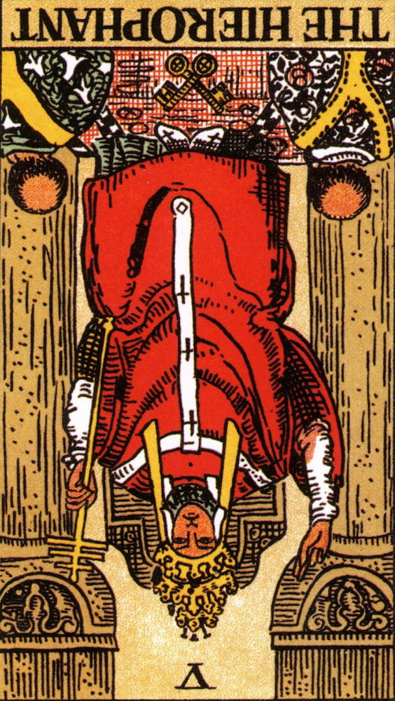 rebel wellbeing the hierophant tarot